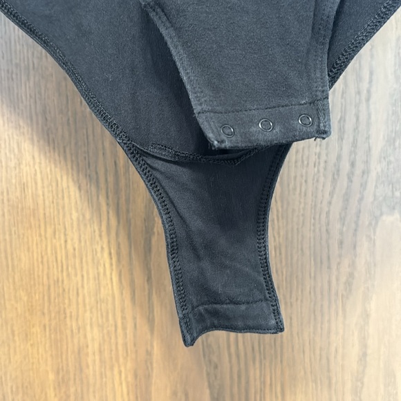 Black Adidas Originals Size M Logo Body Sportbody Trefoil Bodysuit Top FM2651 - Picture 7 of 16